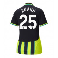 Echipament fotbal Manchester City Manuel Akanji #25 Tricou Deplasare 2024-25 pentru femei maneca scurta